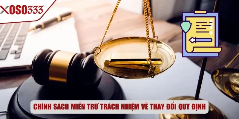 Chính sách miễn trừ trách nhiệm về thay đổi quy định